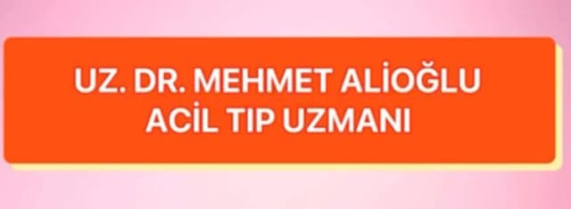 Uzm. Dr. Mehmet Alioğlu