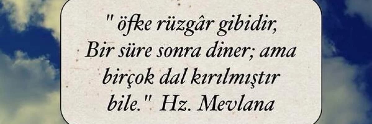 Öfkemizi Kontrol Etme Yolları