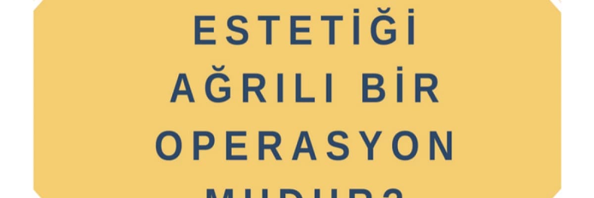 Burun Estetiği Ağrılı Bir Operasyon Mudur?