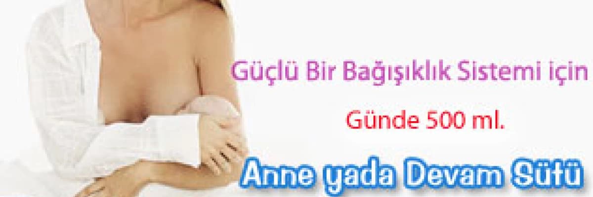 Güçlü Bir Bağışıklık Sistemi için Günde 500 ml. Anne ya da Devam Sütü