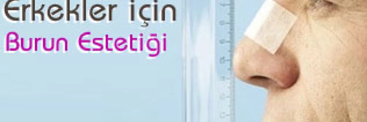 Erkekler için burun estetiği