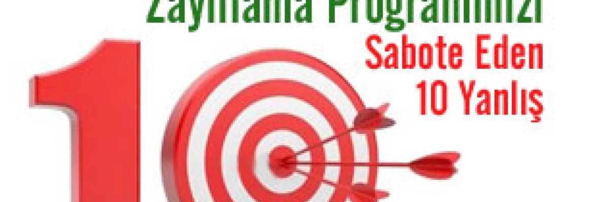 Zayıflama programınızı sabote eden 10 yanlış