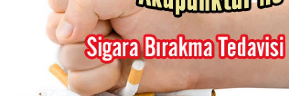 Akupunktur ile sigara bırakma