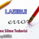 Lazerle  dövme silme tedavisi