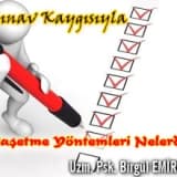 Sınav kaygısıyla başetme yöntemleri nelerdir ?