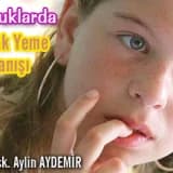 Çocuklarda tırnak yeme davranışı
