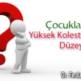 Çocuklarda yüksek kolesterol düzeyleri