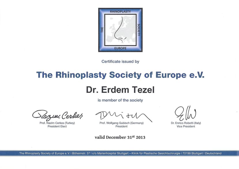 The Rhinoplasty Society of Europe