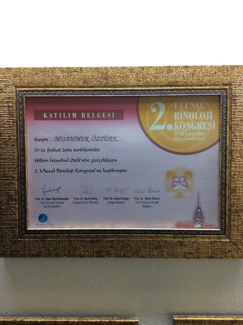 2. Ulusal Rinoloji Kongresi
