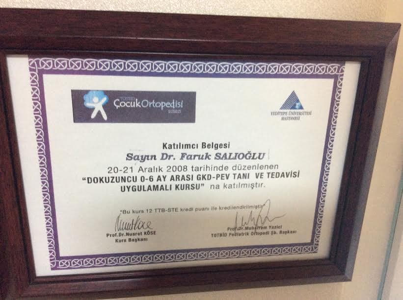 Dokuzuncu 0-6 Ay Arası GKD - PEV Tanı ve Tedavisi