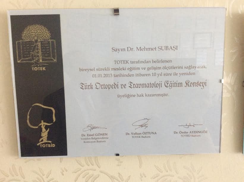 Türk Ortopedi ve Travmatoloji Derneği Eğitim Konseyi