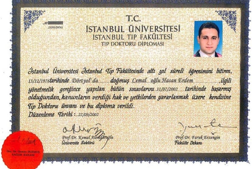 Tıp Doktoru Diploması