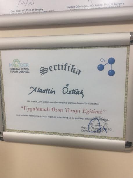 Uygulamalı Ozon Terapi Eğitimi