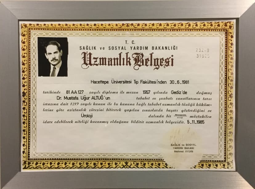 Uzmanlık Belgesi