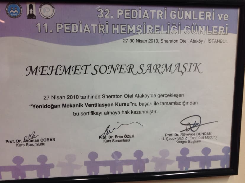 Yenidoğan Mekanik Ventilayon Kursu