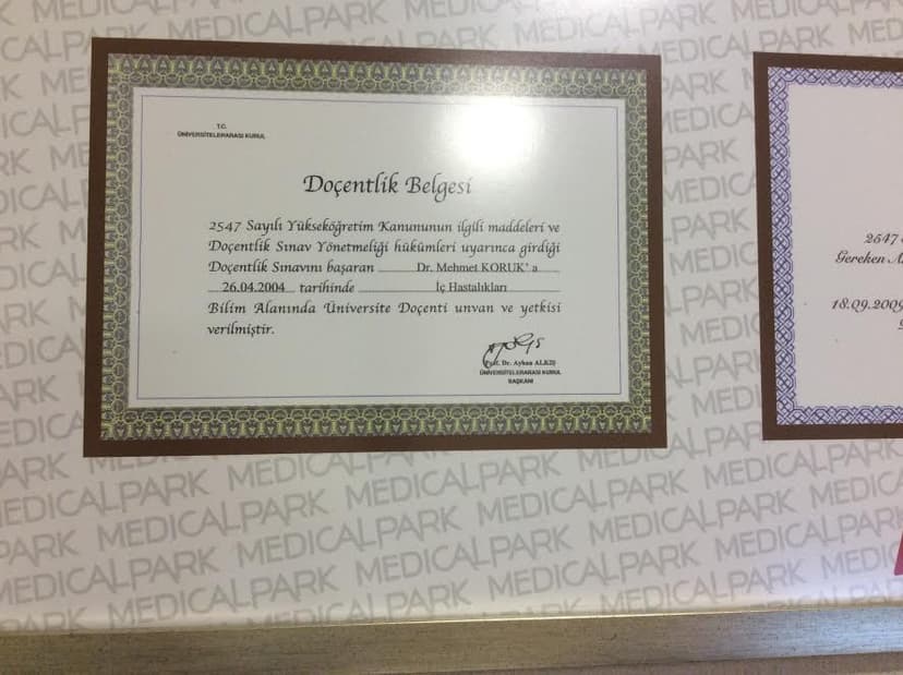 Doçentlik Belgesi
