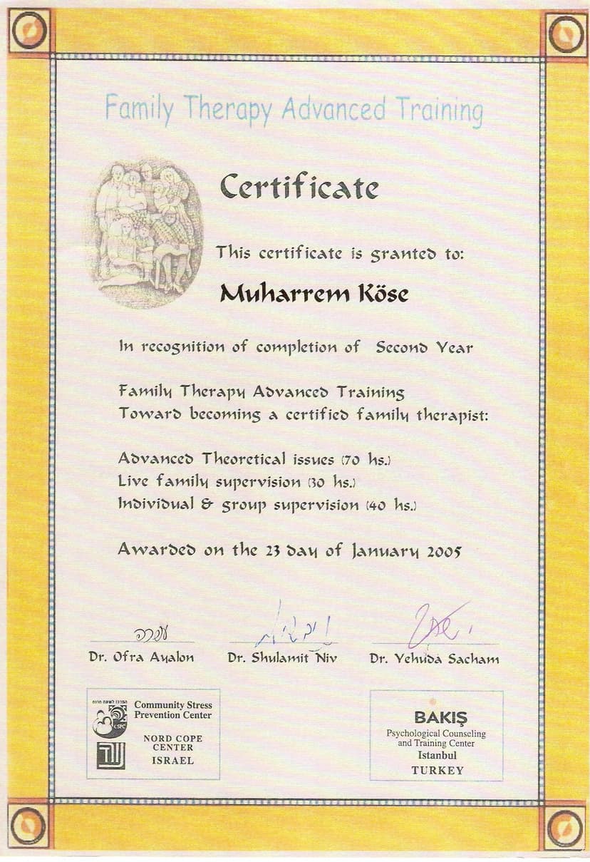 Aile Terapisi Süpervizyon