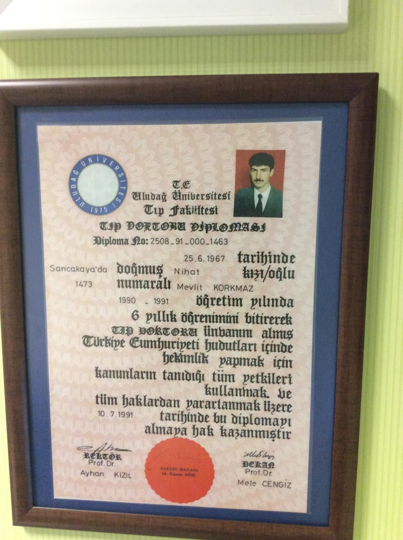 Tıp Doktoru Diploması