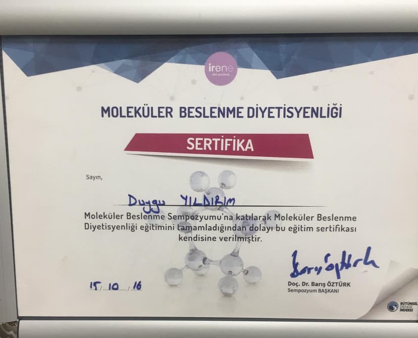 Moleküler Beslenme Diyetisyenliği