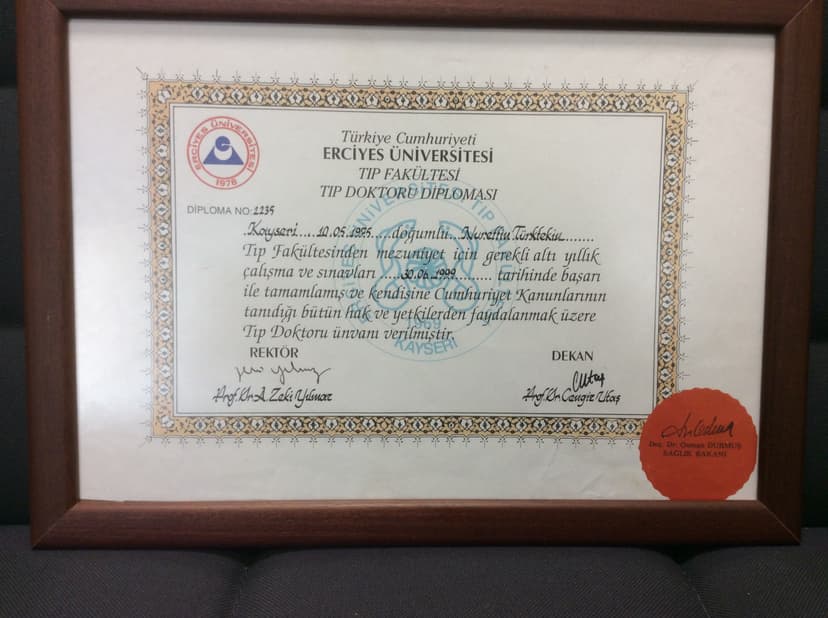 Tıp Fakültesi Diploması
