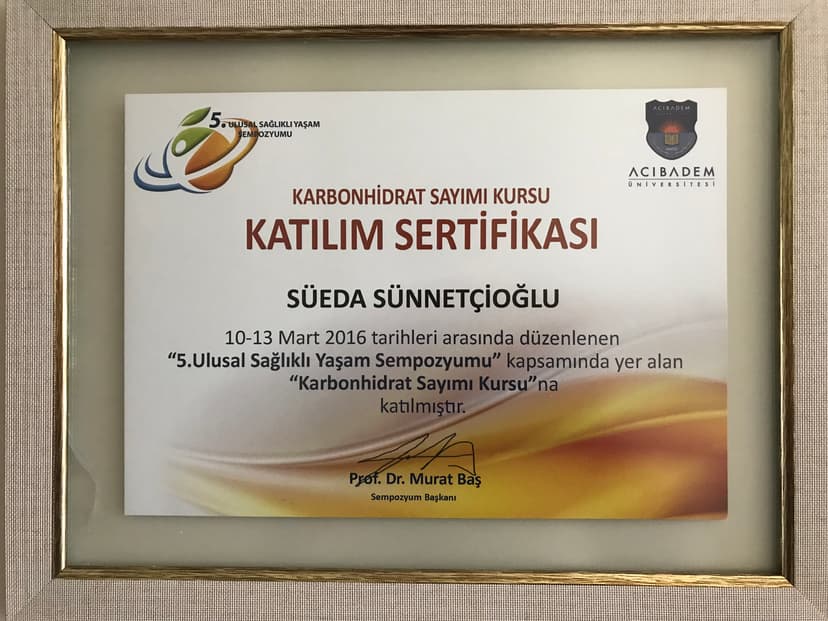 Karbonhidrat Sayimi Kursu