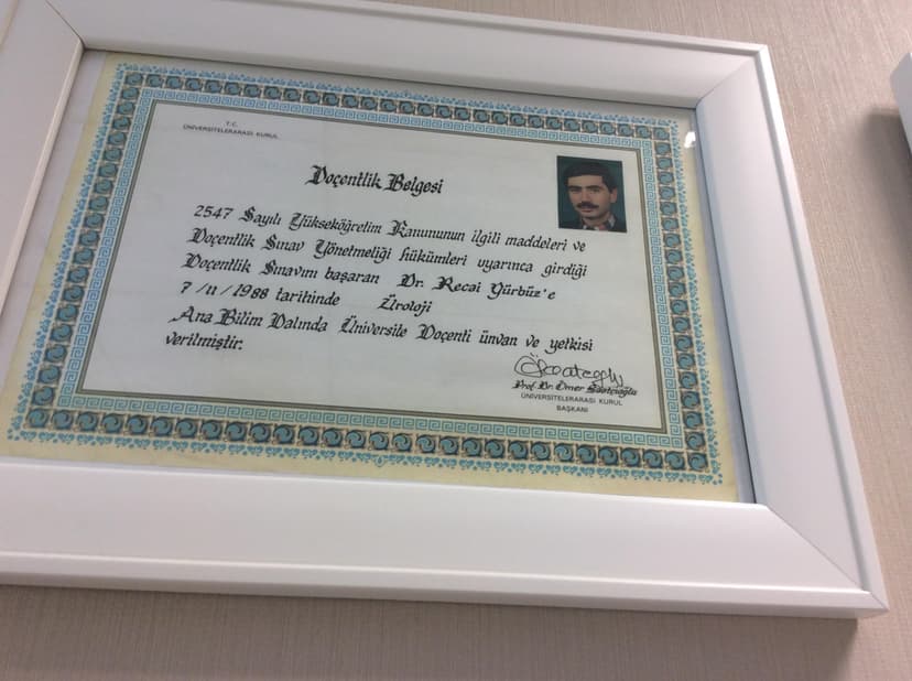 Doçentlik Belgesi