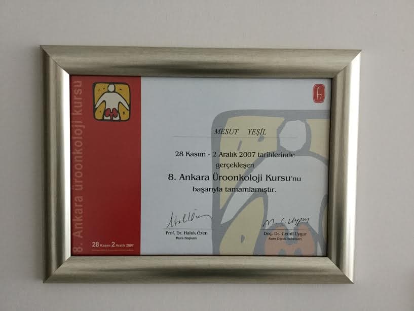 8. Ankara Üroonkoloji Kursu