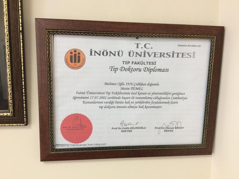 Tıp Doktoru Diploması