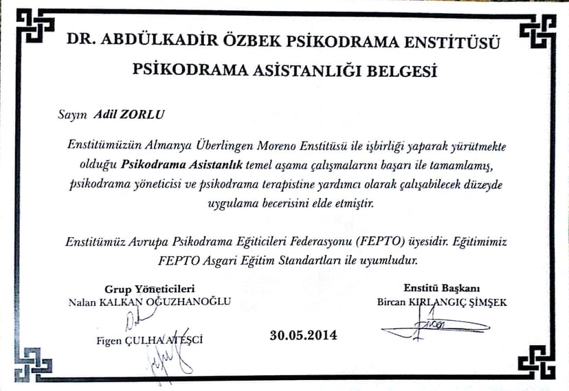 Psikodrama Asistanlığı