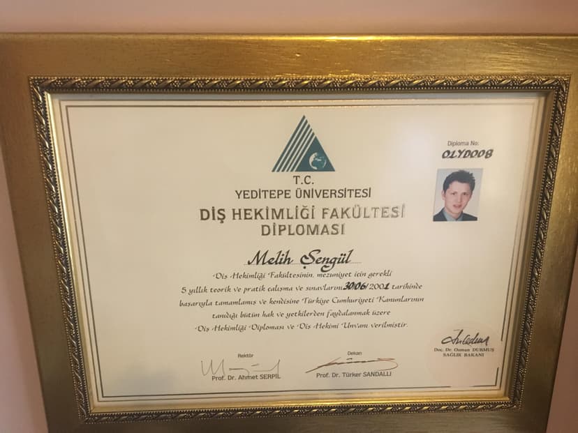 Diş Hekimliği Diploması