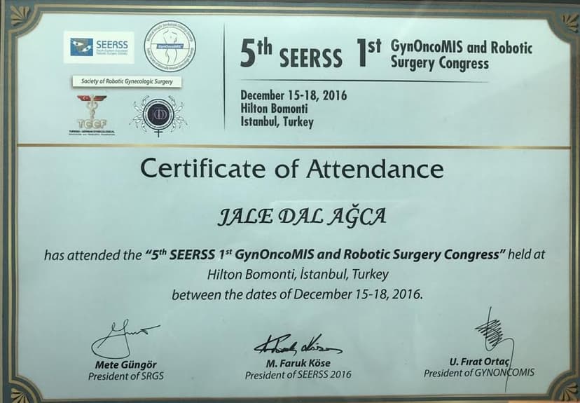 5th Seerrss 1st GynOncoMIS and Robotic Surgery Congress