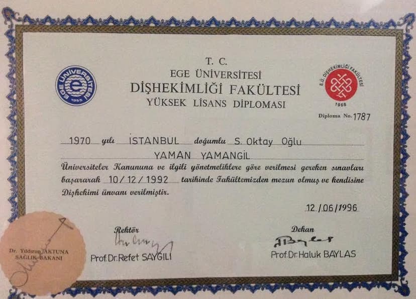 Yüksek Lisans Diploması