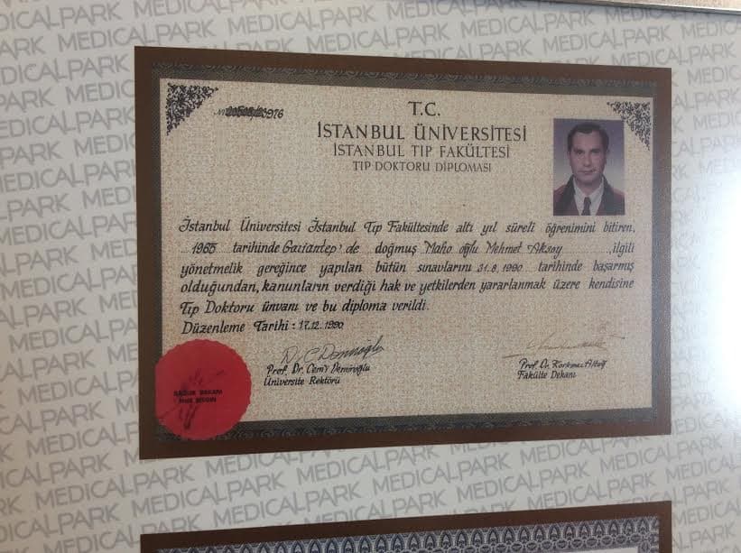 Tıp Doktoru Diploması