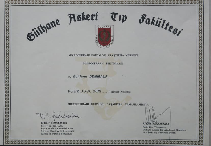 MİKROCERRAHİ KURSU