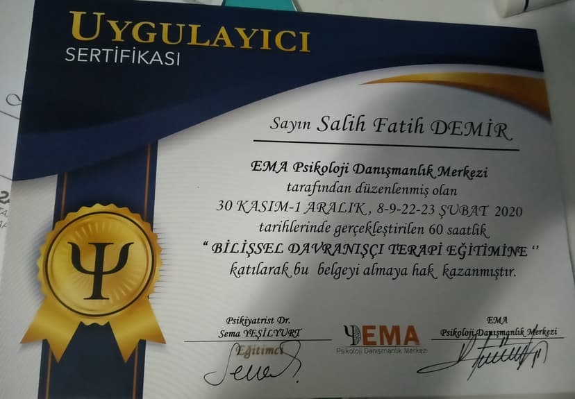 Bilişsel Davranışçı Terapi