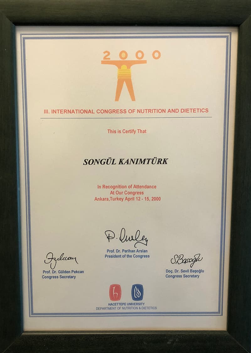 3. Internatıonal congress of nurıtıon and dıetetıcs