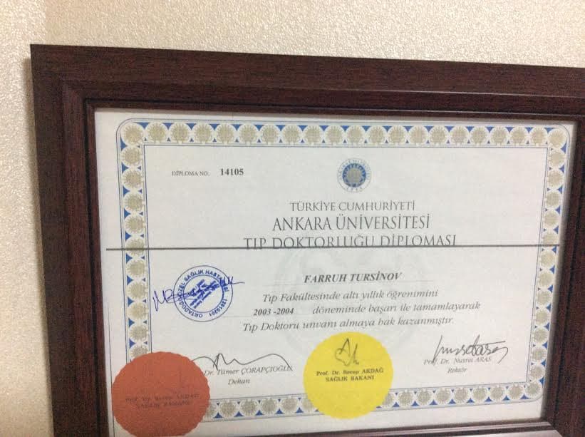 Tıp Doktoru Diploması