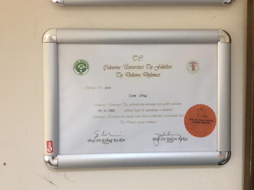 Tıp Doktoru Diploması