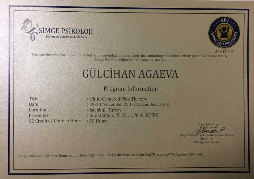 Çocuk Merkezli Oyun Terapisi