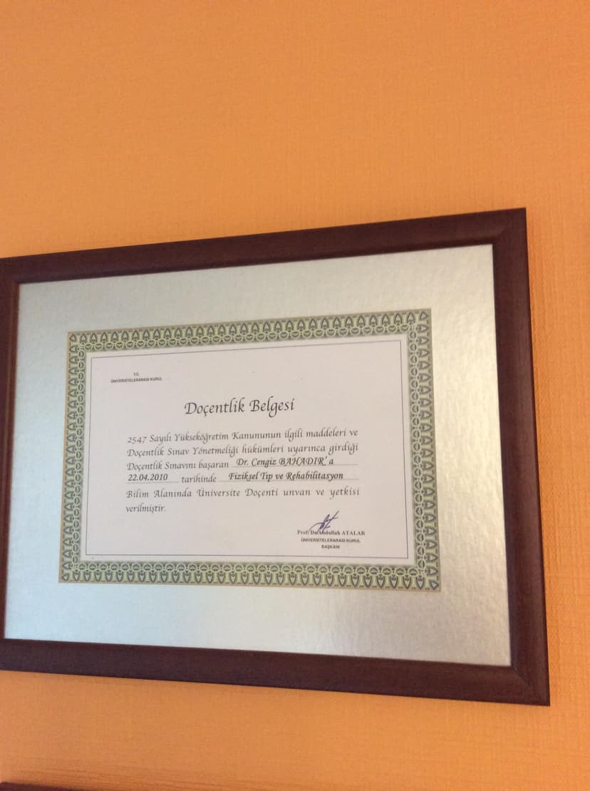 Doçentlik Belgesi