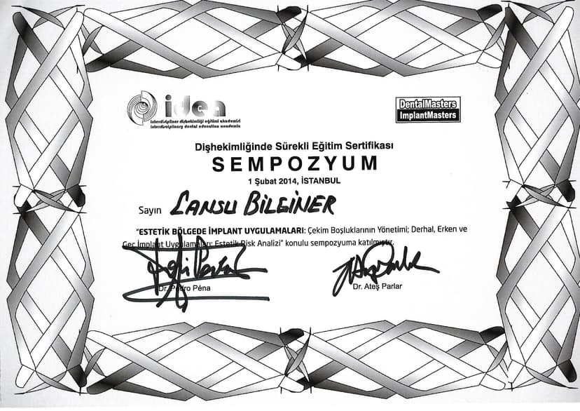 Estetik Bölgede İmplant Uygulamaları
