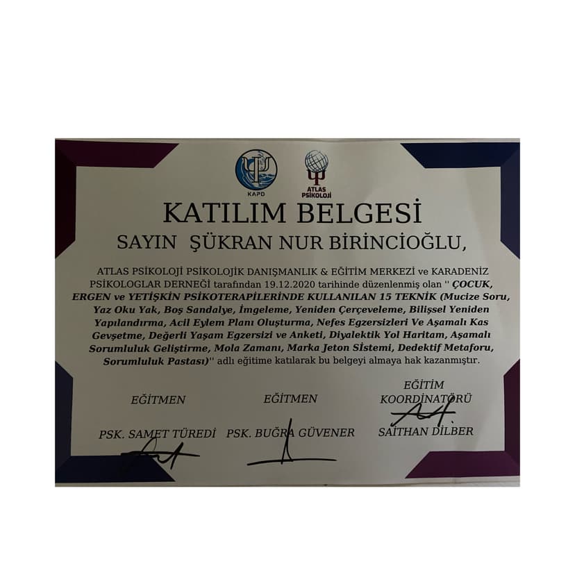 Çocuk,Ergen ve Yetişkinlerde 15 Teknik