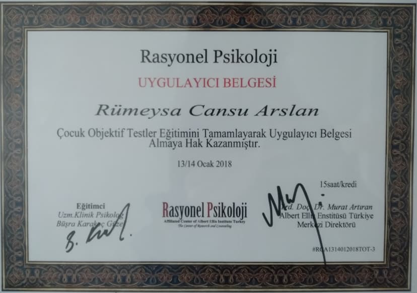 Çocuk Objektif Testleri