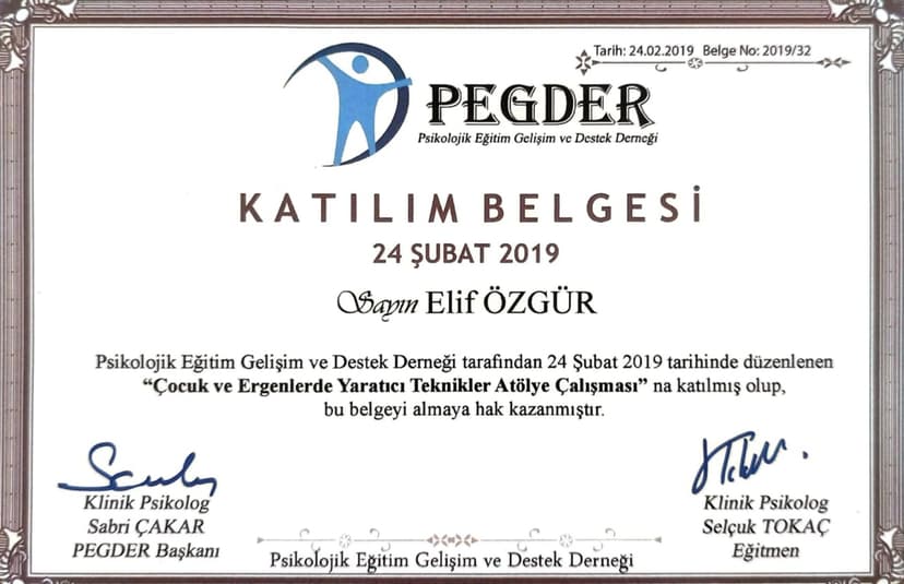 Çocuk ve Ergenlerde Yaratıcı Teknikler