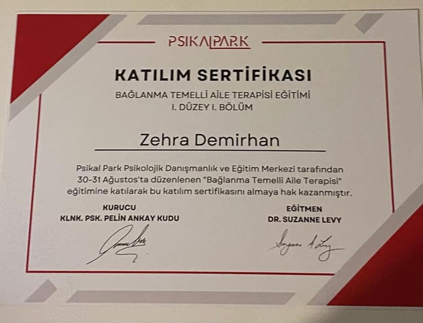 bağlanma temelli aile terapisi eğitimi