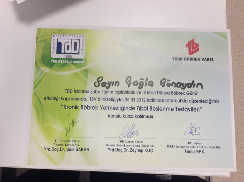 Kronik böbrek yetmezliğinde Tıbbi beslenme tedavisi