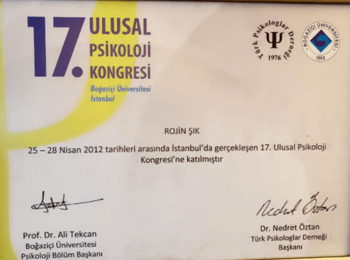 Sertifikalarımdan Bazıları