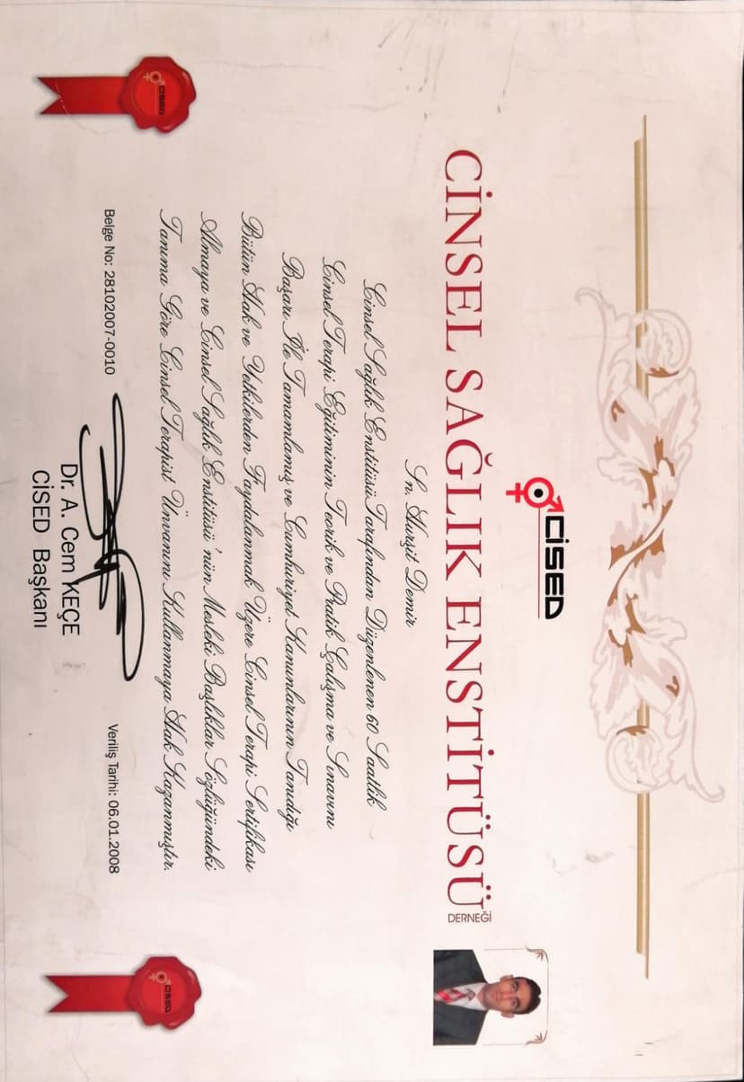 Cinsel Terapi Eğitim