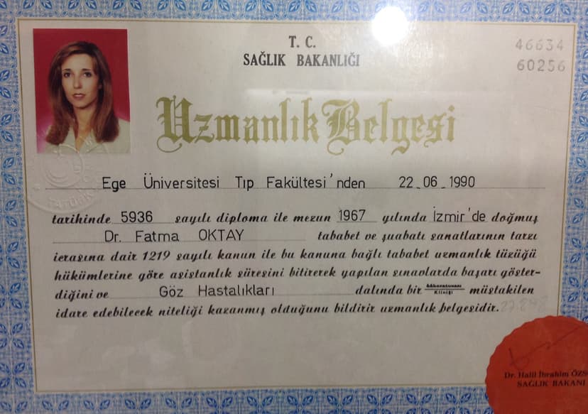 Uzmanlık Belgesi