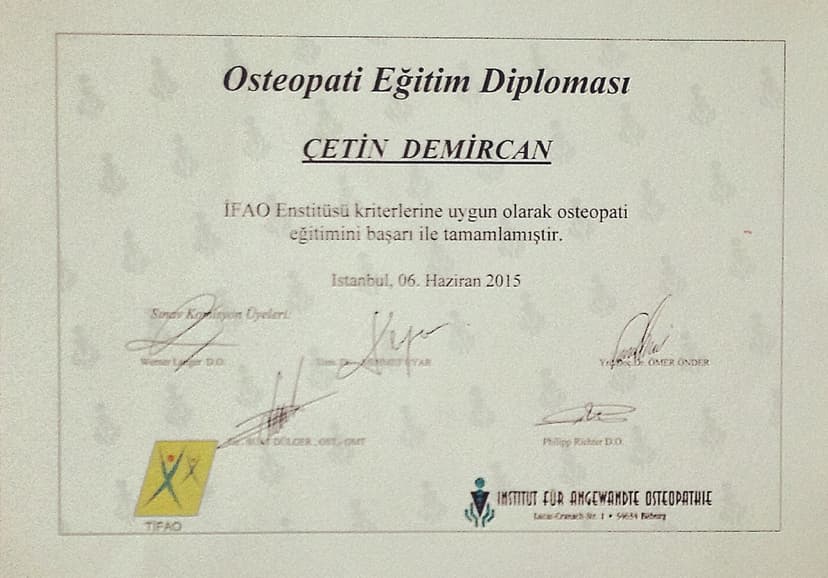 Osteopati diploması